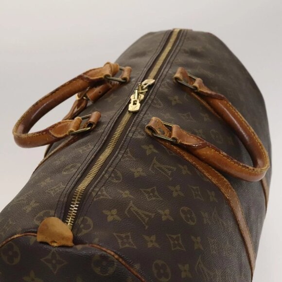 LOUIS VUITTON Monogram Keepall 50 Boston Bag M41426 LV Auth 134394 - Picture 7 of 16